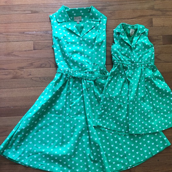 green emerald velvet dress Lindy Bop Polka Dot Swing Dress